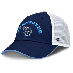 Tennessee Titans Reverse Trucker Adjustable Hat - Navy/White - Fanatics