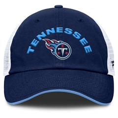 Tennessee Titans Reverse Trucker Adjustable Hat - Navy/White - Fanatics