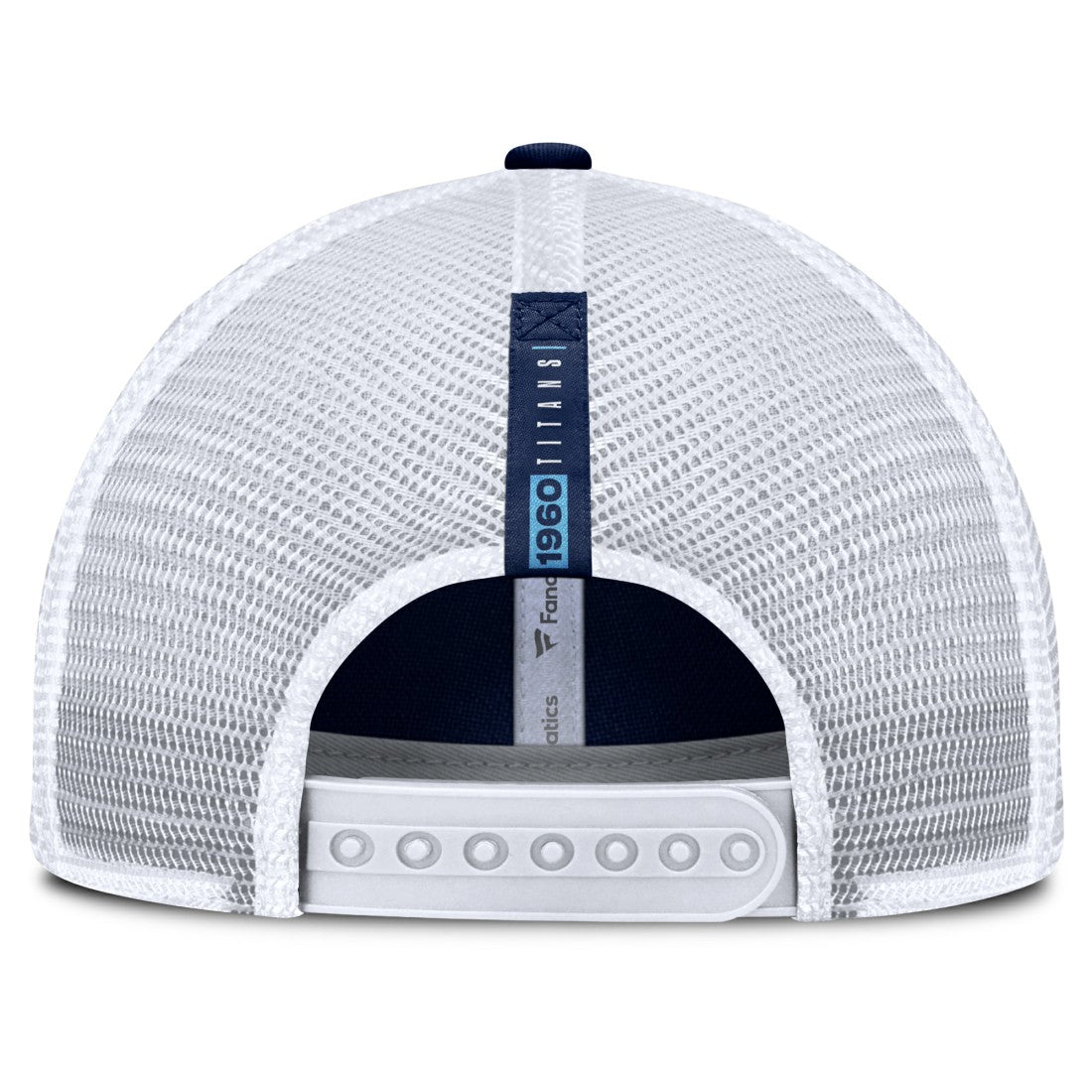 Tennessee Titans Reverse Trucker Adjustable Hat - Navy/White - Fanatics
