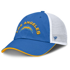Los Angeles Chargers Reverse Trucker Adjustable Hat - Powder Blue/White - Fanatics