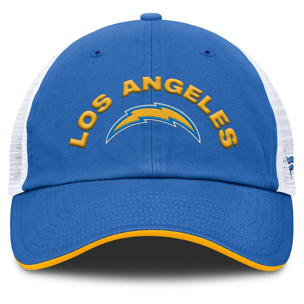 Los Angeles Chargers Reverse Trucker Adjustable Hat - Powder Blue/White - Fanatics