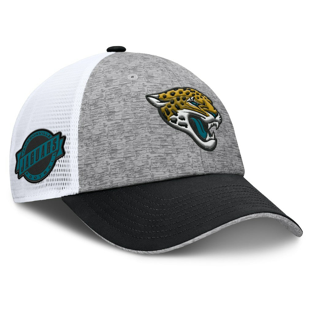Jacksonville Jaguars Option Trucker Adjustable Hat - Gray/Black - Fanatics