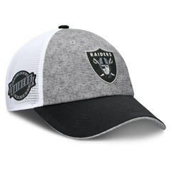 Las Vegas Raiders Option Trucker Adjustable Hat - Gray/Black - Fanatics