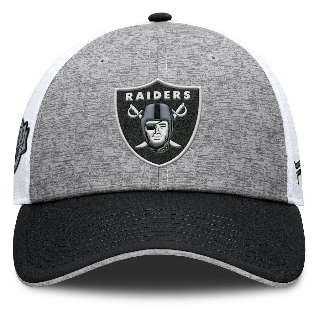 Las Vegas Raiders Option Trucker Adjustable Hat - Gray/Black - Fanatics