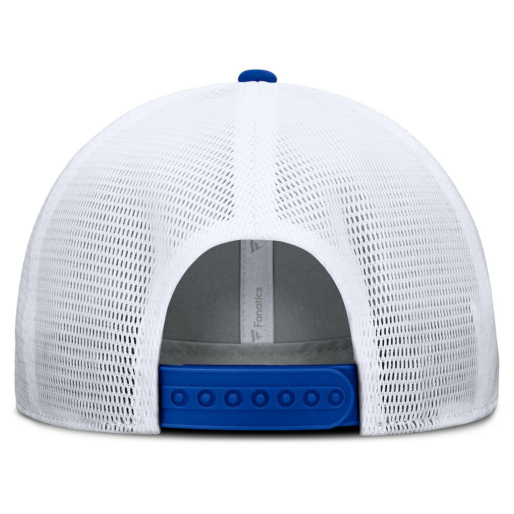 Los Angeles Rams Option Trucker Adjustable Hat - Gray/Royal - Fanatics