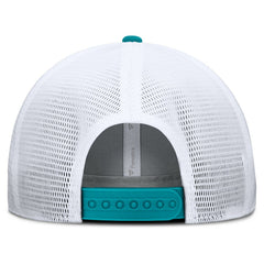 Miami Dolphins Option Trucker Adjustable Hat - Gray/Aqua - Fanatics