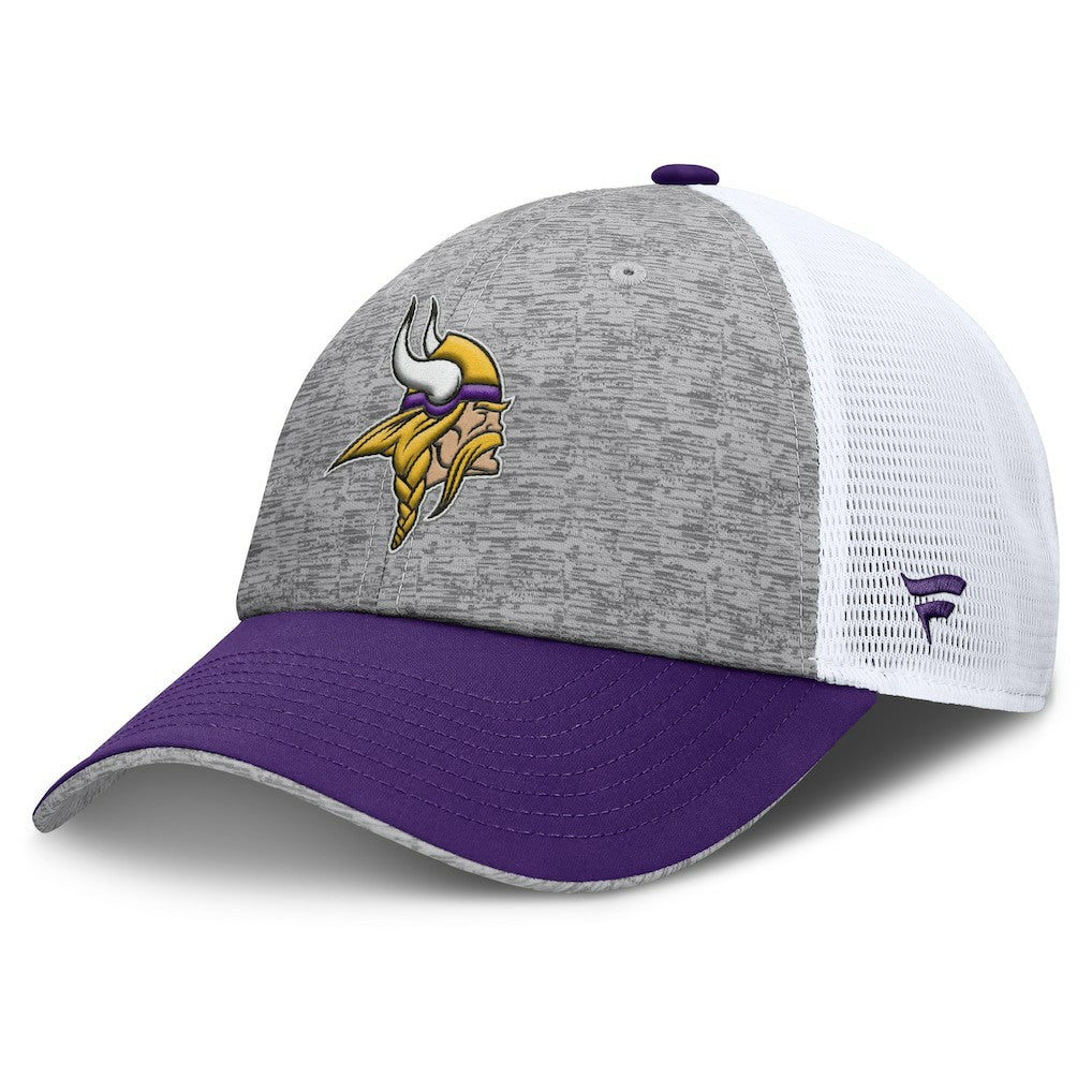 Minnesota Vikings Option Trucker Adjustable Hat - Gray/Purple - Fanatics