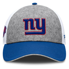 New York Giants Option Trucker Adjustable Hat - Gray/Royal - Fanatics