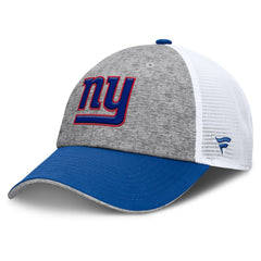 New York Giants Option Trucker Adjustable Hat - Gray/Royal - Fanatics