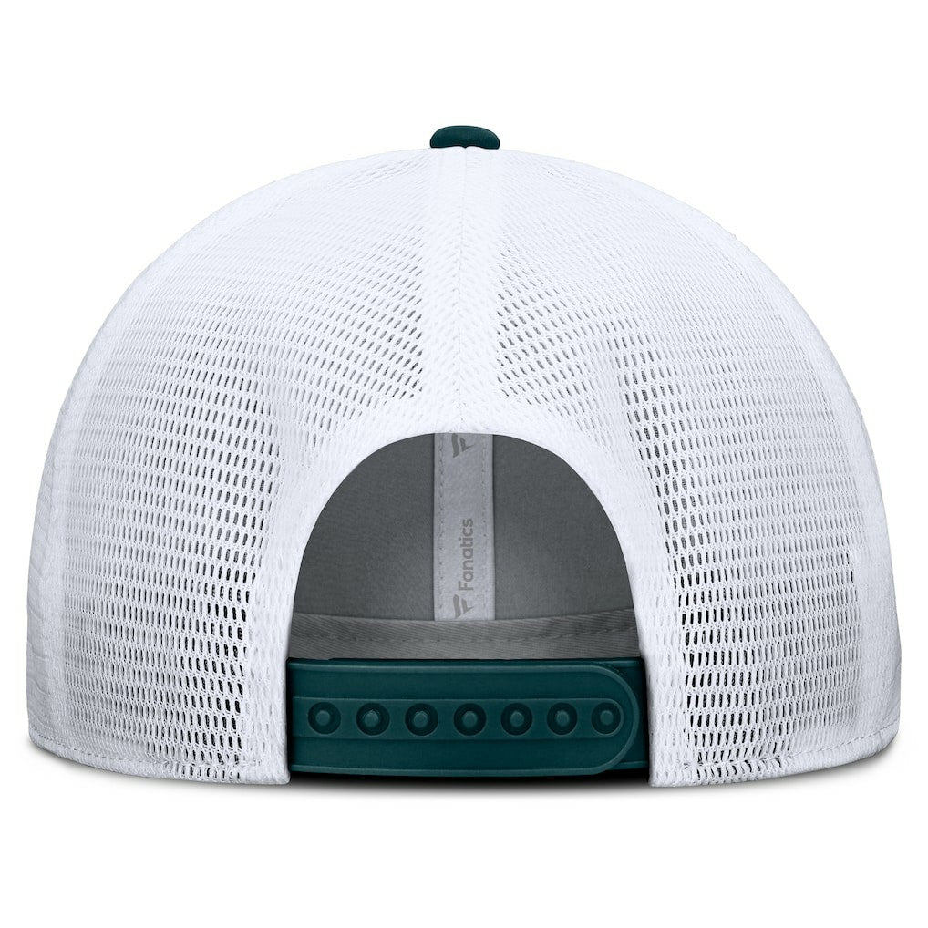Philadelphia Eagles Option Trucker Adjustable Hat - Gray/Green - Fanatics