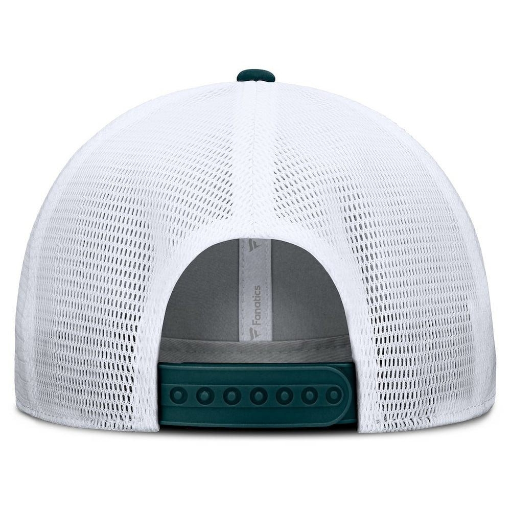 Philadelphia Eagles Option Trucker Adjustable Hat - Gray/Green - Fanatics