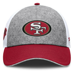 San Francisco 49ers Option Trucker Adjustable Hat - Gray/Scarlet - Fanatics