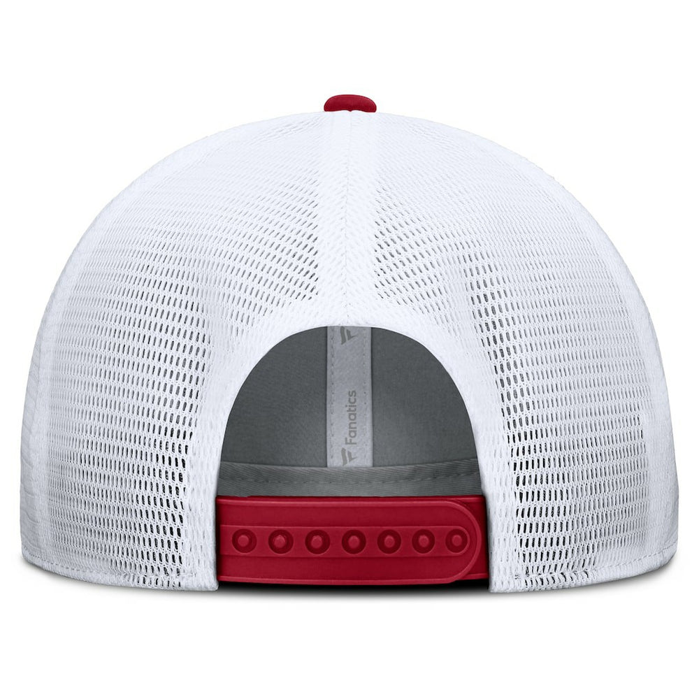 San Francisco 49ers Option Trucker Adjustable Hat - Gray/Scarlet - Fanatics