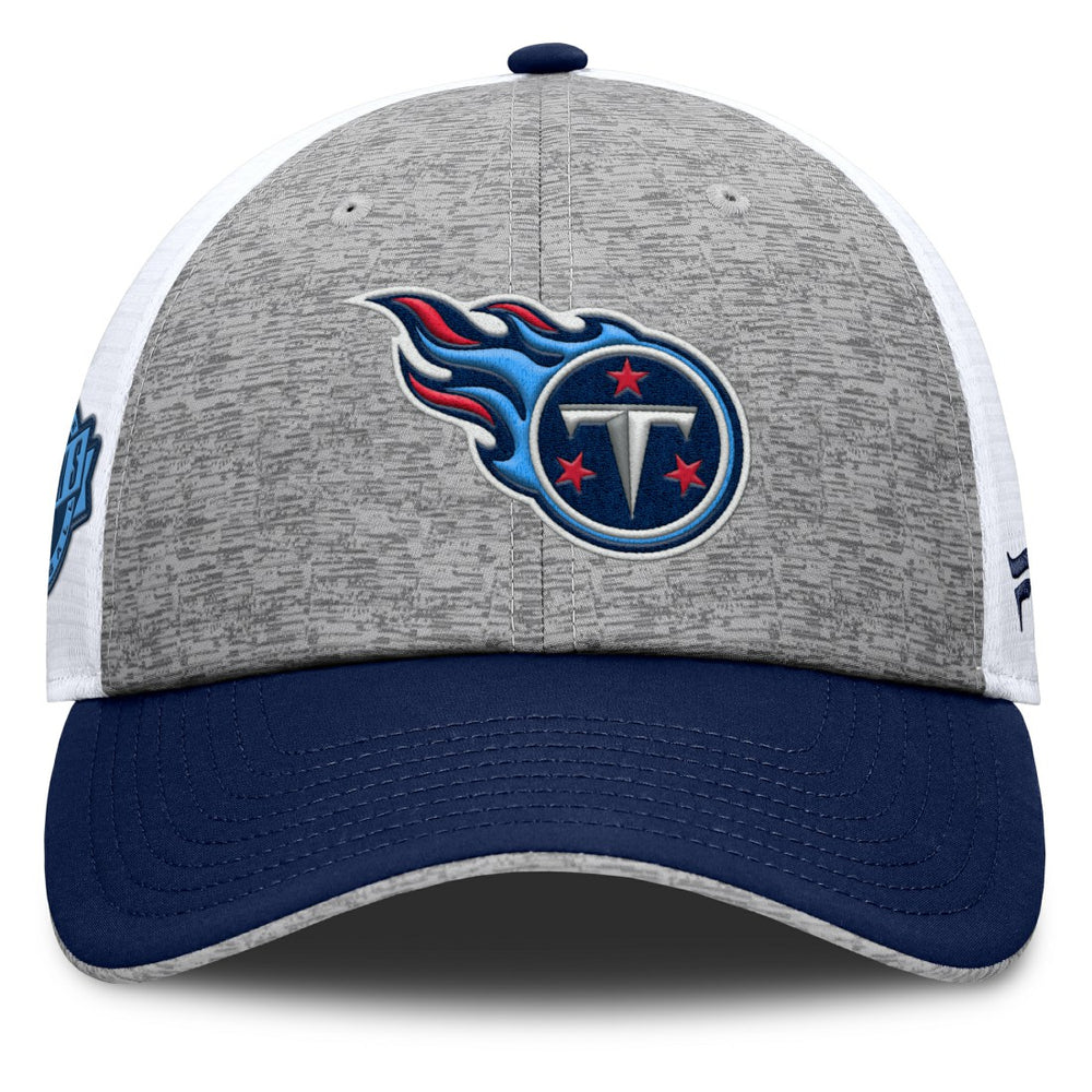 Tennessee Titans Option Trucker Adjustable Hat - Gray/Navy - Fanatics