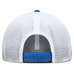 Detroit Lions Option Trucker Adjustable Hat - Gray/Blue - Fanatics
