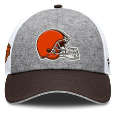 Cleveland Browns Option Trucker Adjustable Hat - Gray/Brown - Fanatics