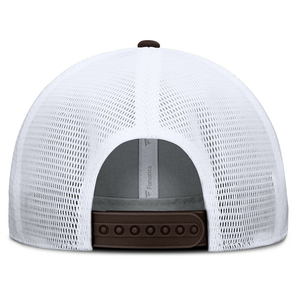 Cleveland Browns Option Trucker Adjustable Hat - Gray/Brown - Fanatics
