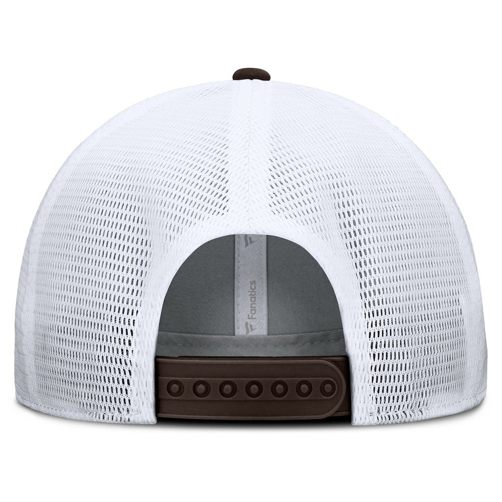 Cleveland Browns Option Trucker Adjustable Hat - Gray/Brown - Fanatics