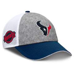 Houston Texans Option Trucker Adjustable Hat - Gray/Navy - Fanatics