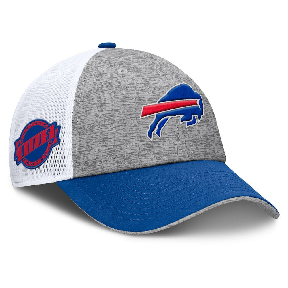 Buffalo Bills Option Trucker Adjustable Hat - Gray/Royal - Fanatics