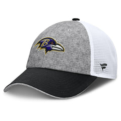 Baltimore Ravens Option Trucker Adjustable Hat - Gray/Black - Fanatics