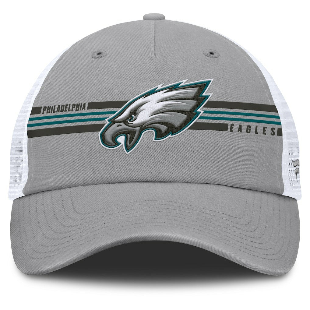 Philadelphia Eagles Singleback Trucker Adjustable Hat - Gray - Fanatics