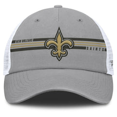 New Orleans Saints Singleback Trucker Adjustable Hat - Gray - Fanatics