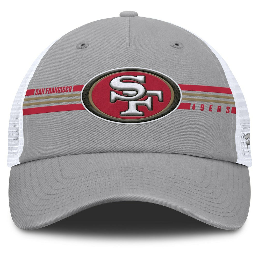 San Francisco 49ers Singleback Trucker Adjustable Hat - Gray - Fanatics