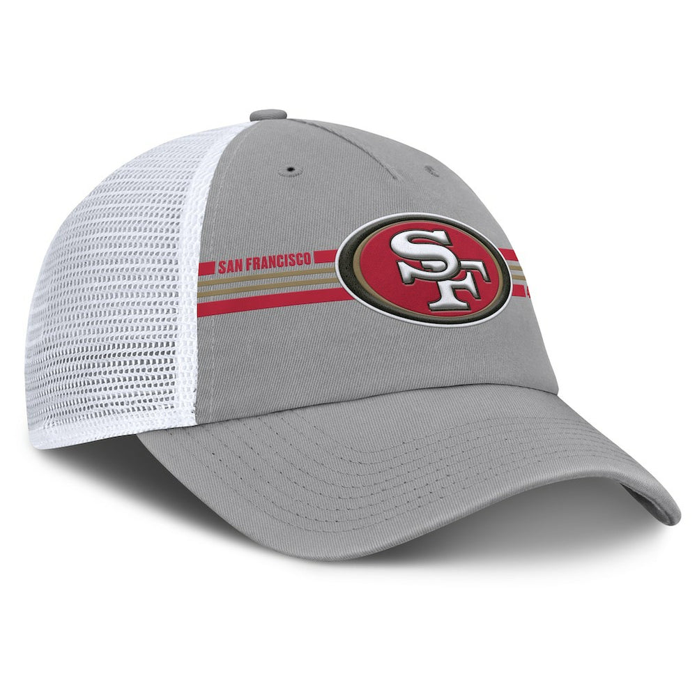 San Francisco 49ers Singleback Trucker Adjustable Hat - Gray - Fanatics
