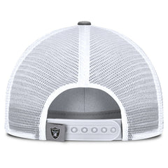 Las Vegas Raiders Singleback Trucker Adjustable Hat - Gray - Fanatics
