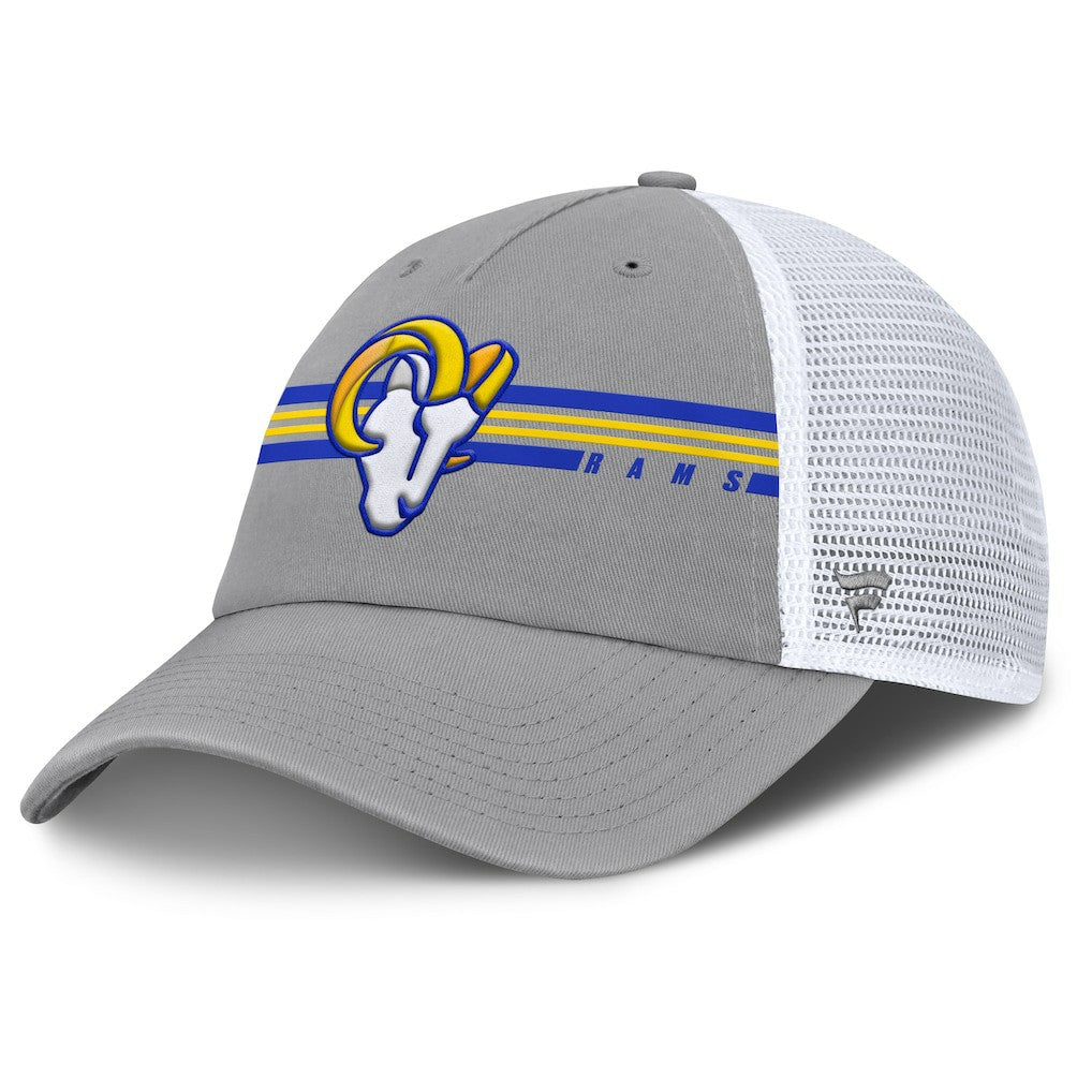 Los Angeles Rams Singleback Trucker Adjustable Hat - Gray - Fanatics