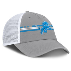 Detroit Lions Singleback Trucker Adjustable Hat - Gray - Fanatics