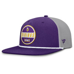 Minnesota Vikings Edge Rush Trucker Adjustable Hat - Purple/Gray - Fanatics