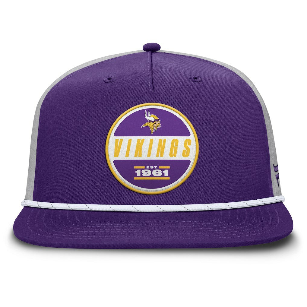 Minnesota Vikings Edge Rush Trucker Adjustable Hat - Purple/Gray - Fanatics