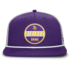 Minnesota Vikings Edge Rush Trucker Adjustable Hat - Purple/Gray - Fanatics
