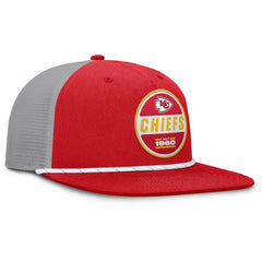 Kansas City Chiefs Edge Rush Trucker Adjustable Hat - Red/Gray - Fanatics