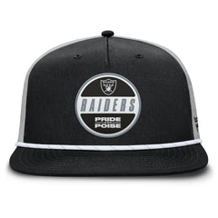 Las Vegas Raiders Edge Rush Trucker Adjustable Hat - Black/Gray - Fanatics