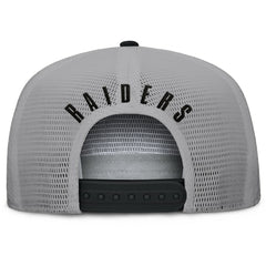 Las Vegas Raiders Edge Rush Trucker Adjustable Hat - Black/Gray - Fanatics