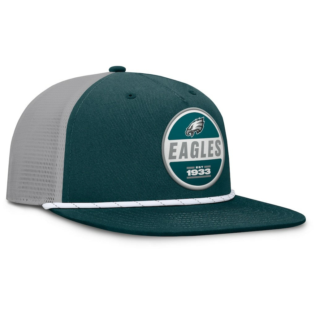 Philadelphia Eagles Edge Rush Trucker Adjustable Hat - Midnight Green/Gray - Fanatics