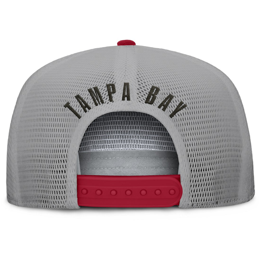 Tampa Bay Buccaneers Edge Rush Trucker Adjustable Hat - Red/Gray - Fanatics