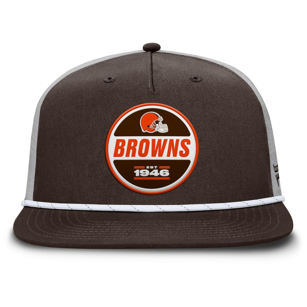 Cleveland Browns Edge Rush Trucker Adjustable Hat - Brown/Gray - Fanatics
