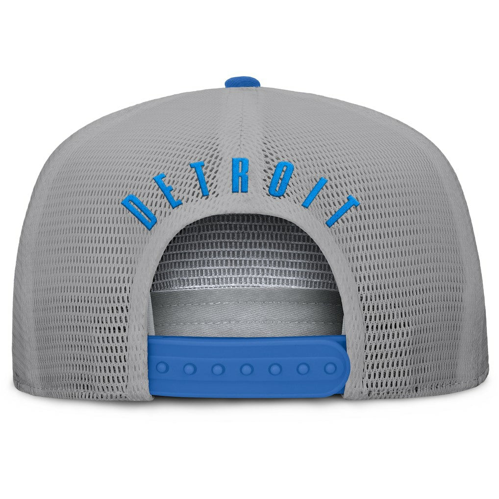Detroit Lions Edge Rush Trucker Adjustable Hat - Blue/Gray - Fanatics