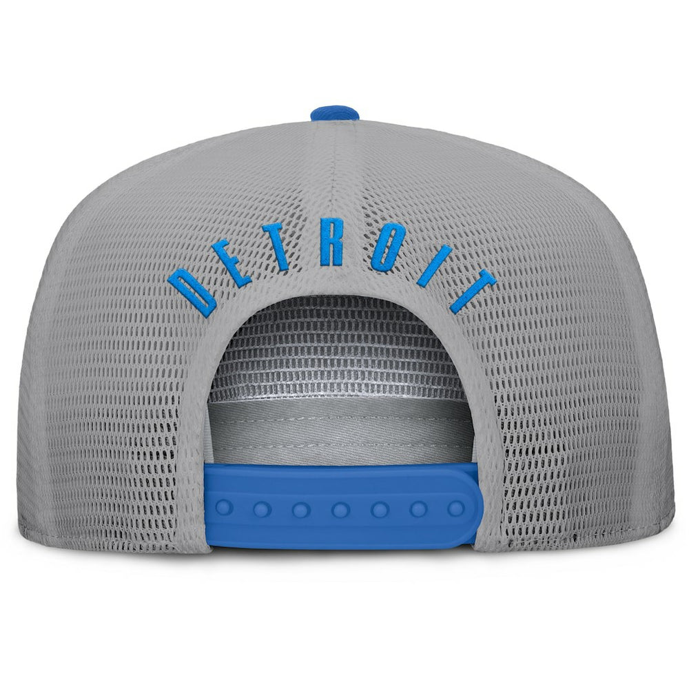 Detroit Lions Edge Rush Trucker Adjustable Hat - Blue/Gray - Fanatics