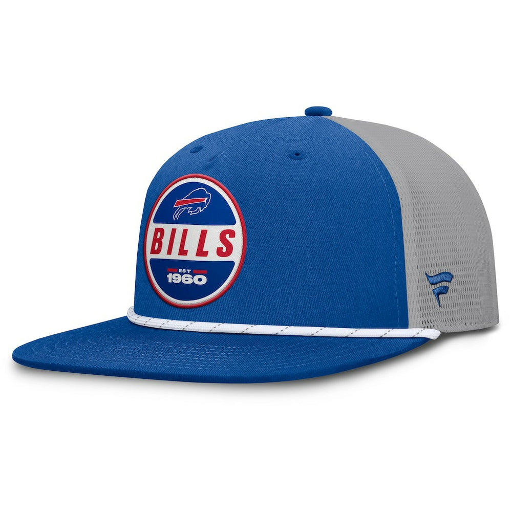 Buffalo Bills Edge Rush Trucker Adjustable Hat - Royal/Gray - Fanatics