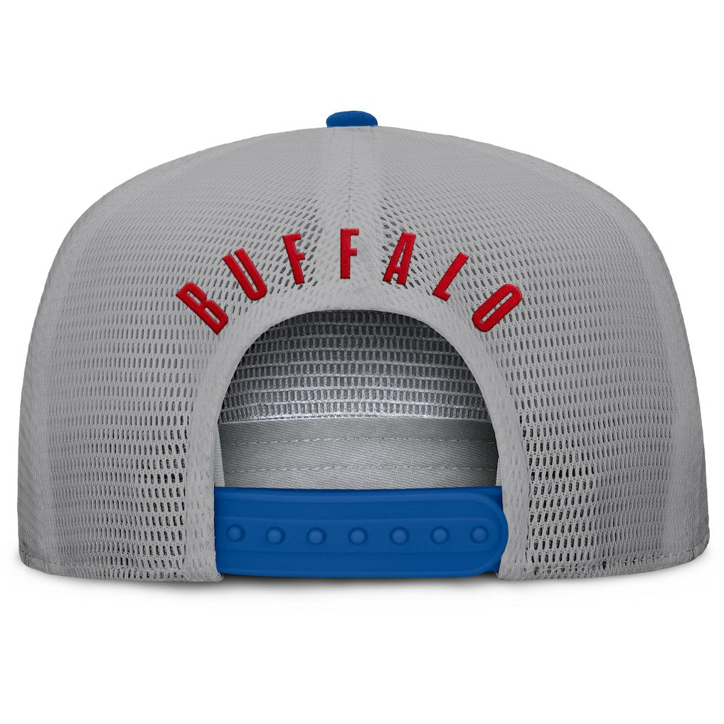 Buffalo Bills Edge Rush Trucker Adjustable Hat - Royal/Gray - Fanatics