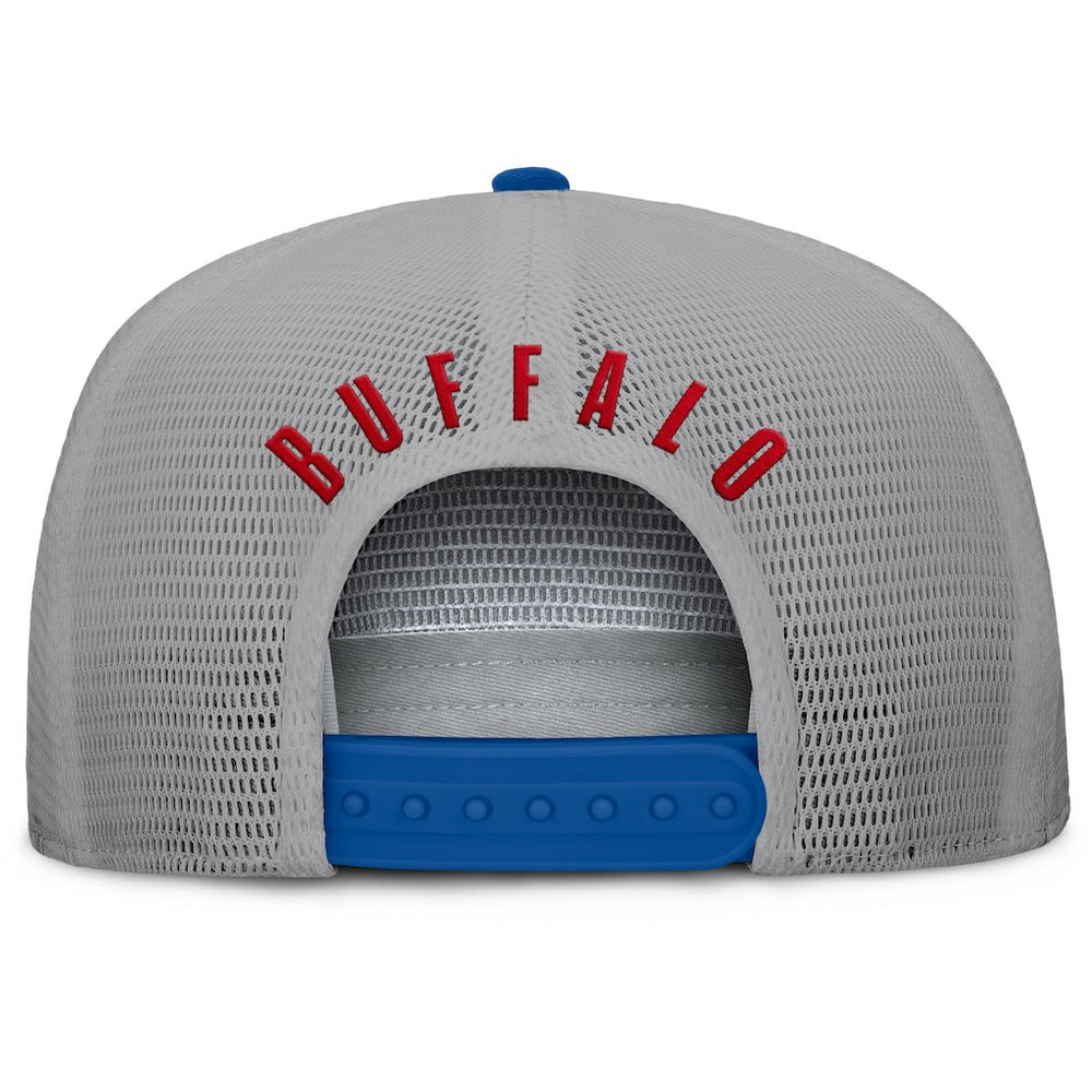 Buffalo Bills Edge Rush Trucker Adjustable Hat - Royal/Gray - Fanatics