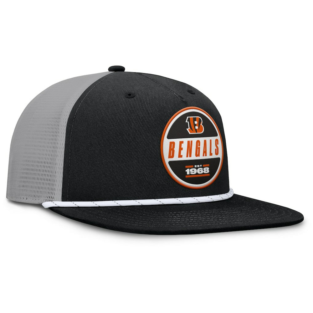 Cincinnati Bengals Edge Rush Trucker Adjustable Hat - Black/Gray - Fanatics