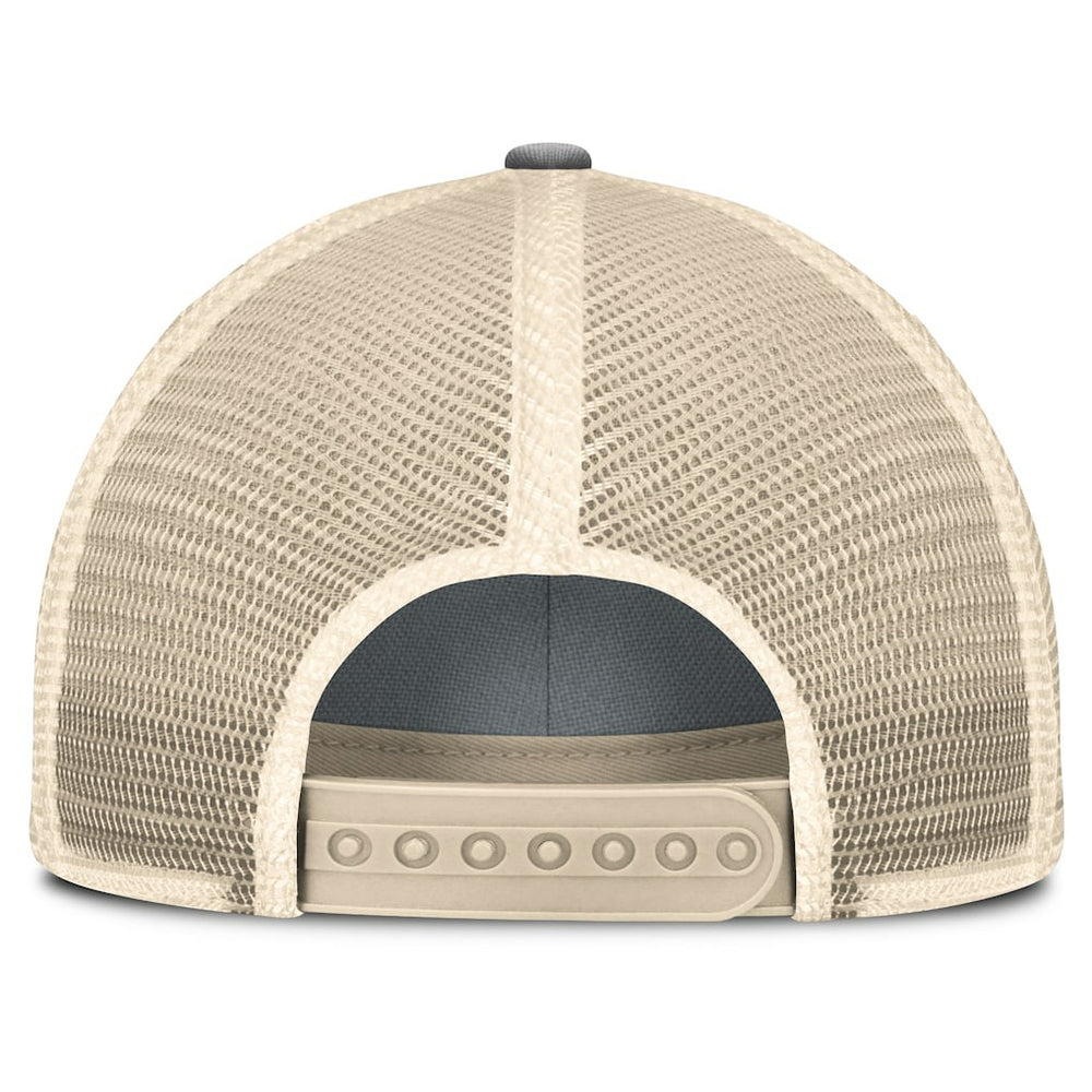 Las Vegas Raiders Heritage Bootleg Trucker Adjustable Hat - Gray - Fanatics