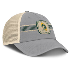 Green Bay Packers Heritage Bootleg Trucker Adjustable Hat - Gray - Fanatics