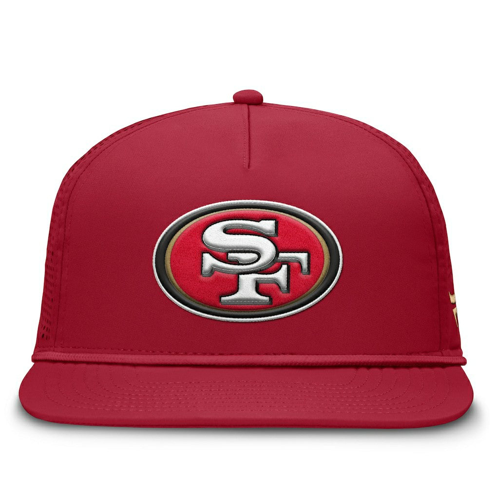 San Francisco 49ers Cryptic Trucker Adjustable Hat - Scarlet - Fanatics